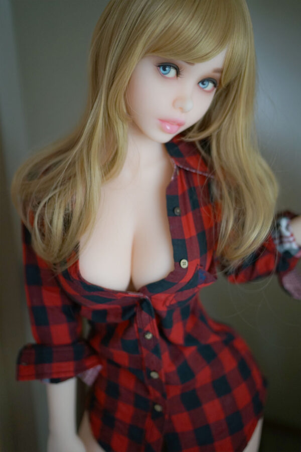 Piper Doll - 140cm TPE sex doll in White Ariel Brown Hair 8