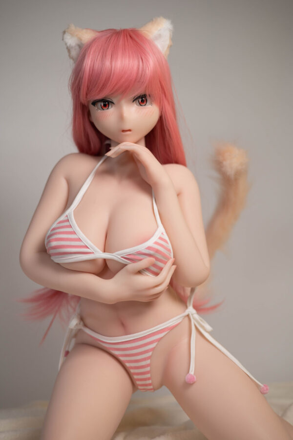 Doll4ever anime silicone sex doll Akane 95cm cat girl