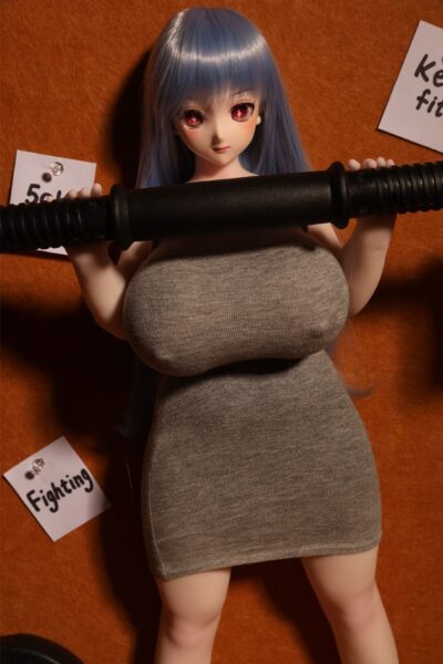 Climax Doll - J58cm mini big breasts sex doll Youla White