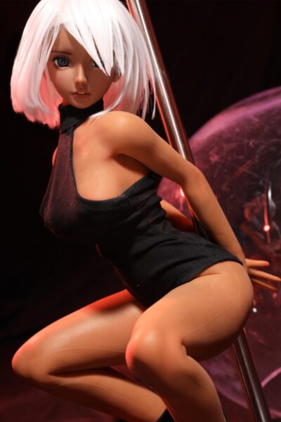 Climax Doll - J60cm mini silicone sex doll Shirley Suntan