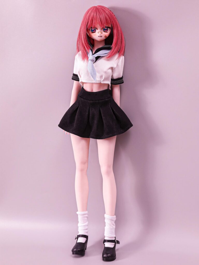 Custom J60cm Zapata Climax Tiny Anime Sex Doll With Red Hair