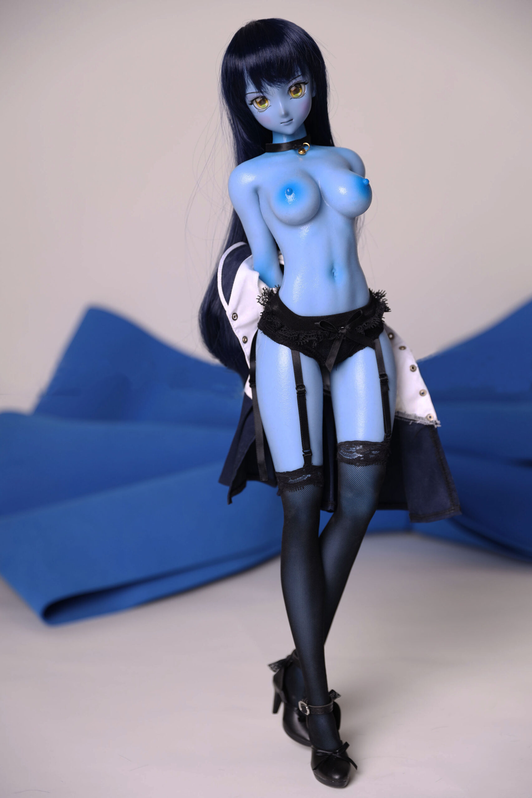 CLM J60cm mini fantasy sex doll Sailor Moon blue skin
