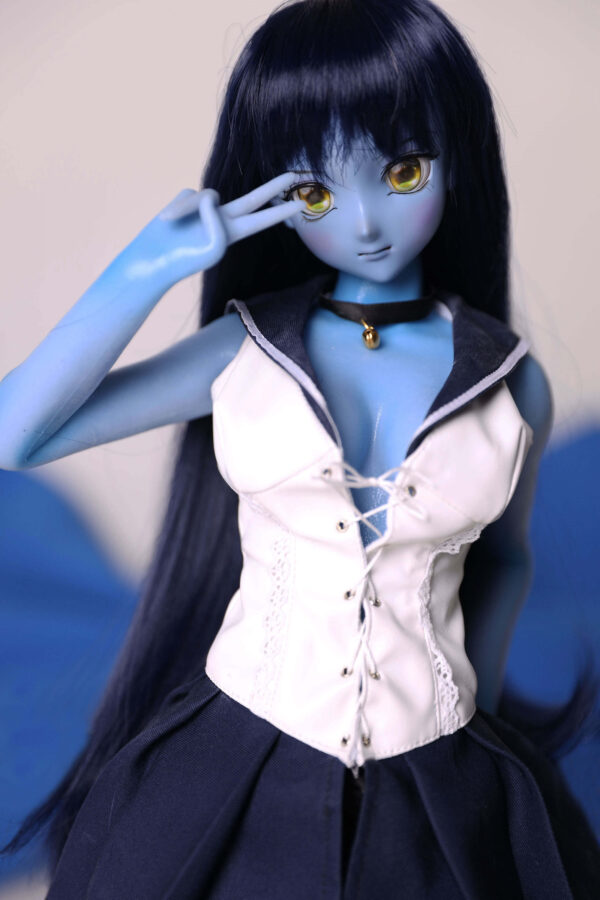 CLM J60cm mini fantasy sex doll Sailor Moon blue skin