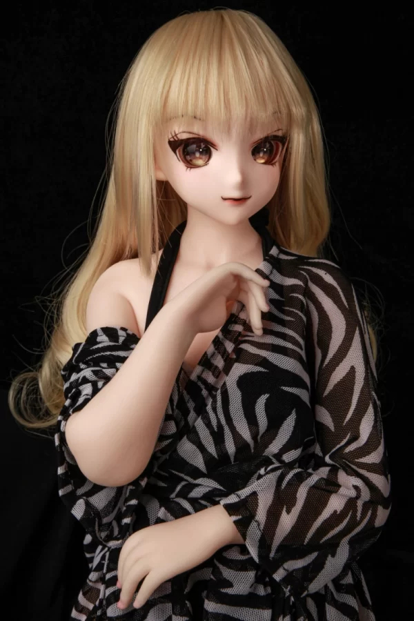 Custom Smiling J60cm Xs Nagisa Clm Mini Skinny Sex Doll With Silicone