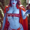 AiBei 5ft2 Blue fantasy elf sex doll head#115 TPE