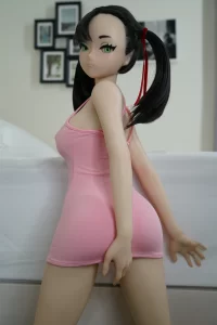 Skinny Anime sex doll Mary Silicone 90cm Irokebijin