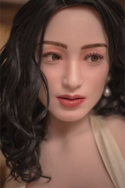 Asian sex doll with silicone head Sharla 157cm - CLM