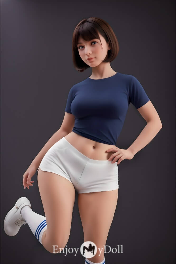 AiBei Teen sex doll AB27 silicone head with big ass