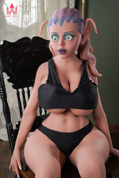 141cm Big Breast/Ass Dolls Castle alien sex doll - Celestia #A10 Tan