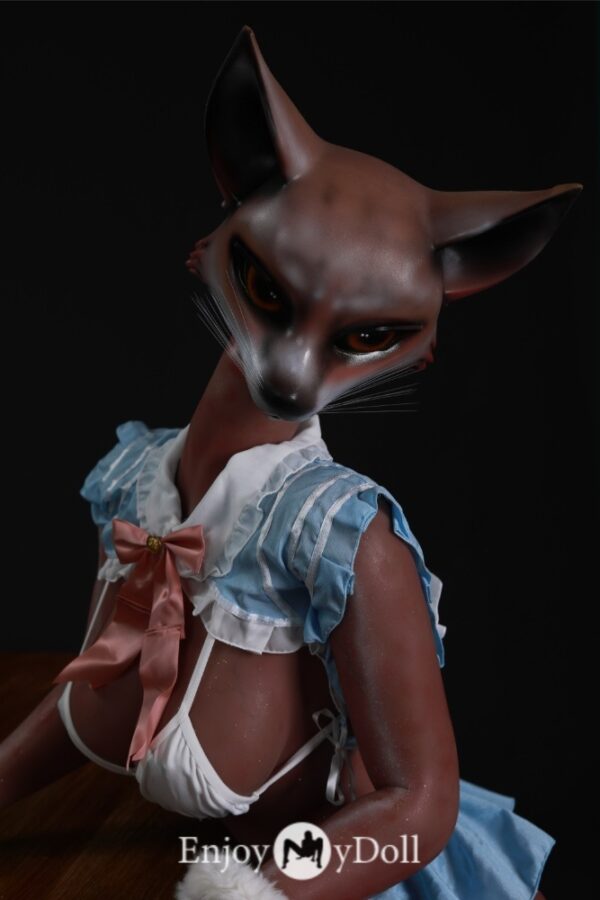 Starry Full Silicone Fox Animal Sex Doll 153cm Head61