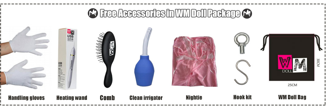 WM Doll free accessories in package