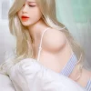 AiBei half body TPE sex doll torso with head 29# closed eyes