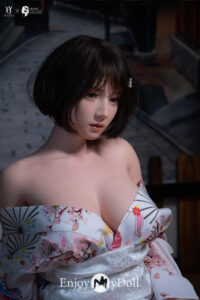 HouYu/MetDolls Elle 150cm Japanese Teen Silicone Sex Doll in kimono