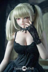 Irokebijin Abby 148cm in Black Dress HSS/Hyper Soft Silicone Anime Sex Doll