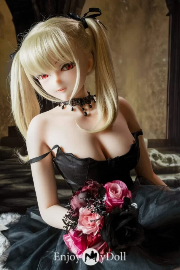 Irokebijin Abby 148cm HSS anime sex doll in black dress