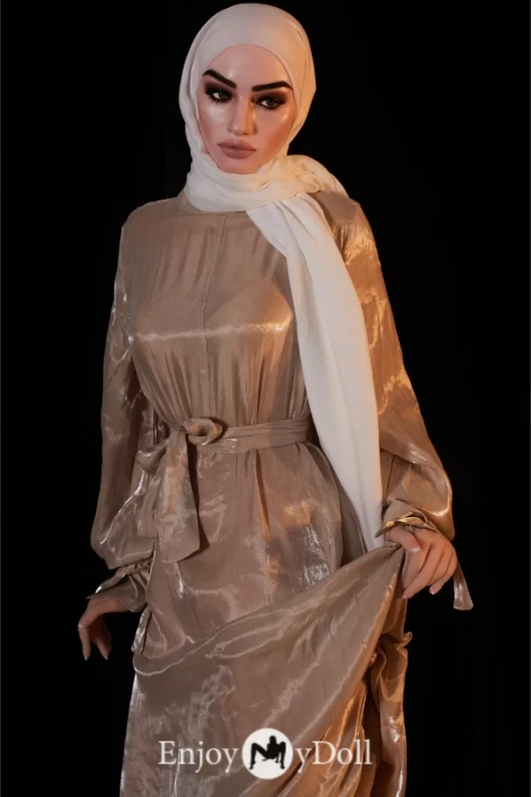 Zara FD177cm silicone head CLM Middle-east female sex doll cinnamon