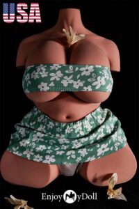 [🇺🇸USA Stock] #160 Black Big Gel Breasts S-TPE Torso | Climax Doll