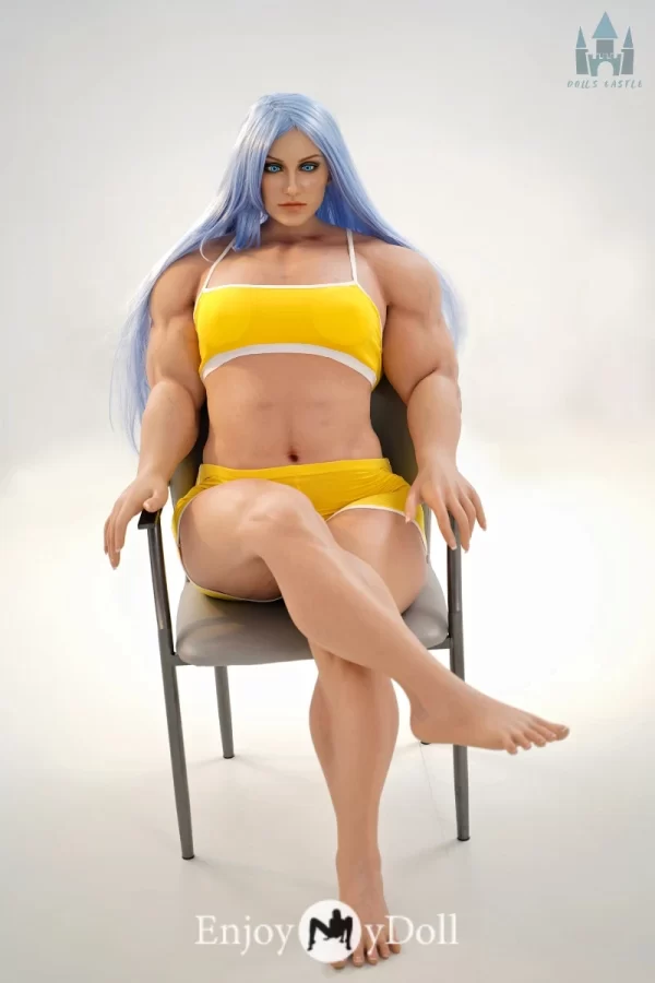 Dolls Castle Kali S13 160cm B-cup silicone muscular shemale sex doll