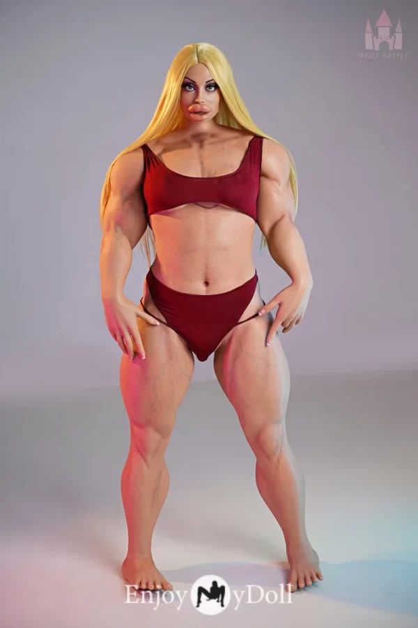 Dolls Castle Priya S20 160cm B-cup silicone muscular big lips sex doll