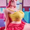 Climax Doll pink horse sex doll FD141cm E-cup Monie with implanted hair/tail