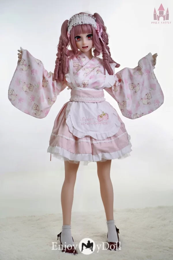 Dolls Castle 144cm DC62 C-cup TPE big eyes slim anime sex doll