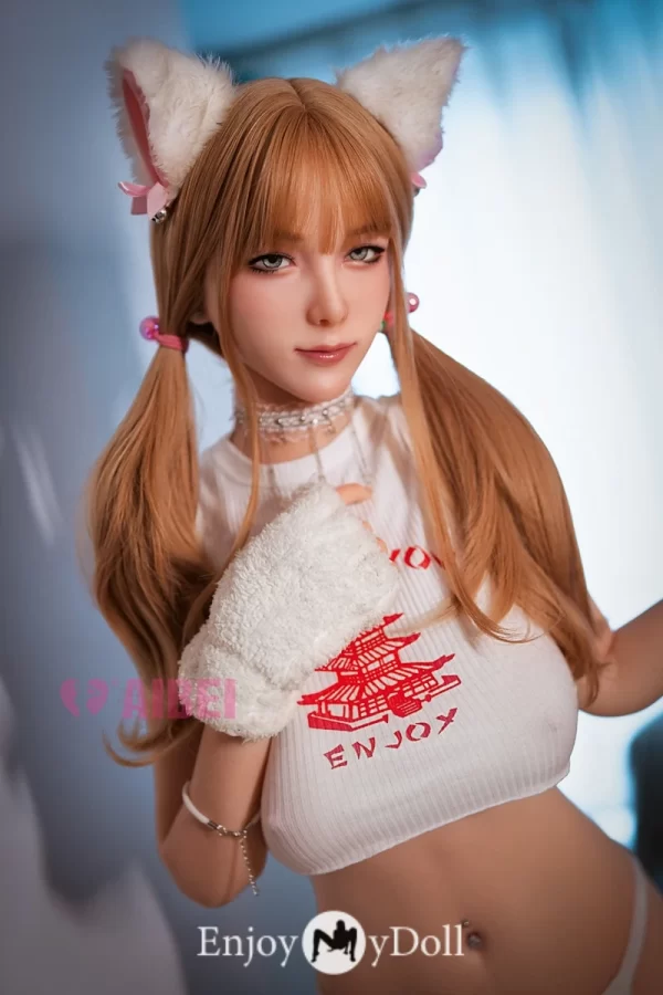 AiBei Luxe Rika AB17 ROS head 158cm F-cup silicone teen sex doll