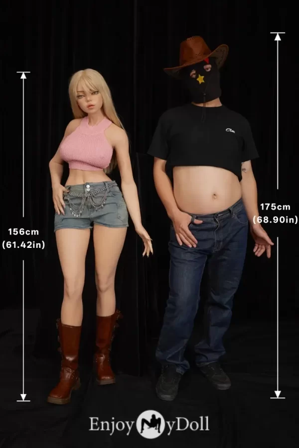Climax Doll Ultra Lightweight Rhea SiU156cm silicone teen sex doll size