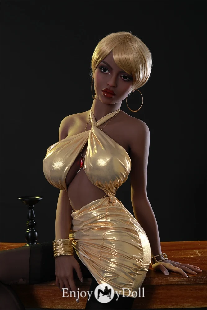 Cosdoll/Rifrano 158cm 232 head TPE Slim Big Breasts Black Sex Doll