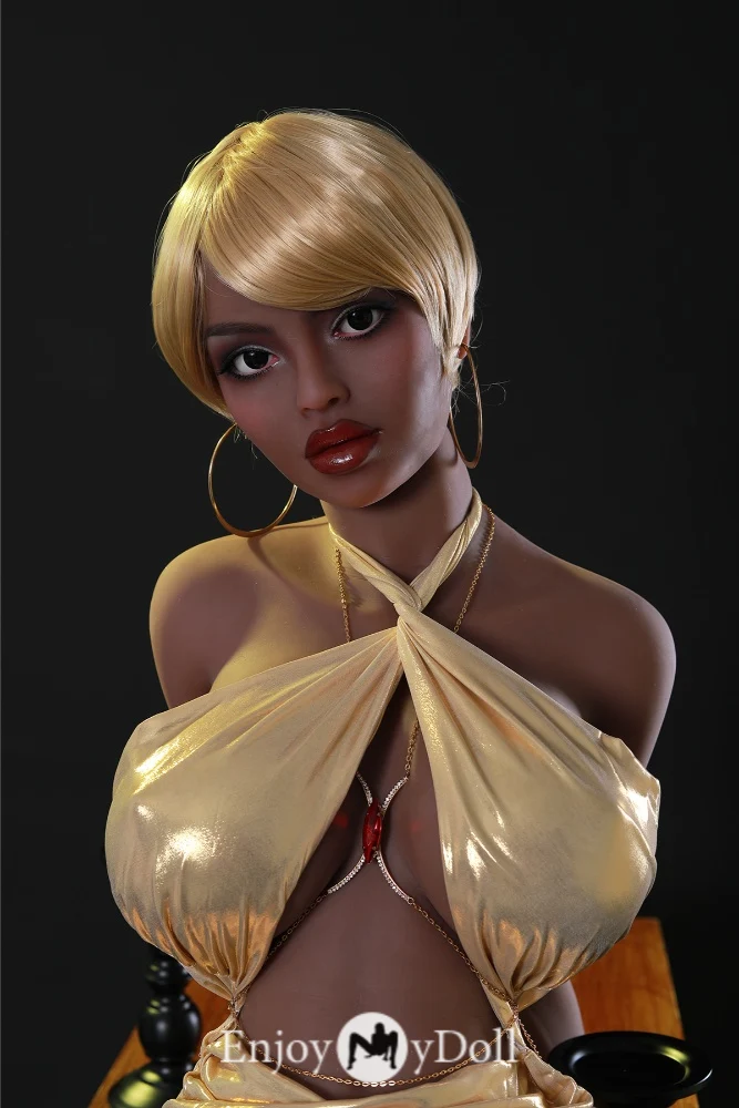 Cosdoll/Rifrano 158cm 232 head TPE Slim Big Breasts Black Sex Doll