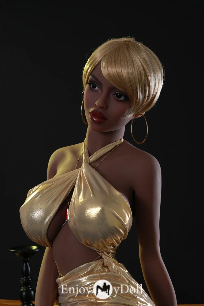 Cosdoll/Rifrano 158cm 232 head TPE Slim Big Breasts Black Sex Doll