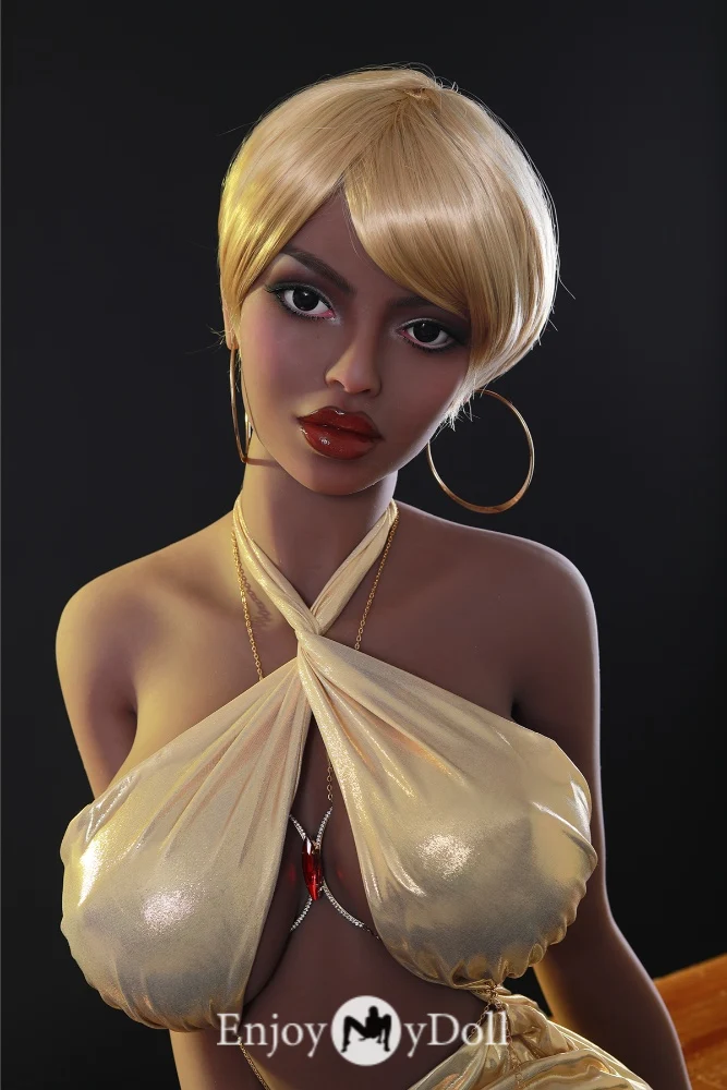 Cosdoll/Rifrano 158cm 232 head TPE Slim Big Breasts Black Sex Doll