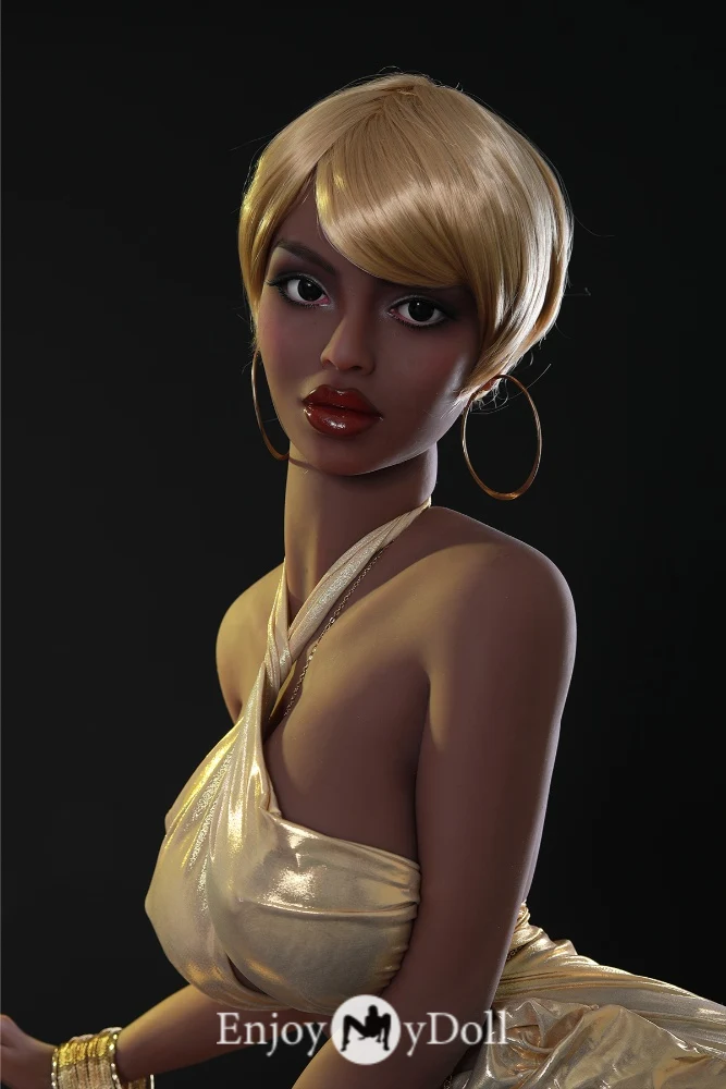 Cosdoll/Rifrano 158cm 232 head TPE Slim Big Breasts Black Sex Doll