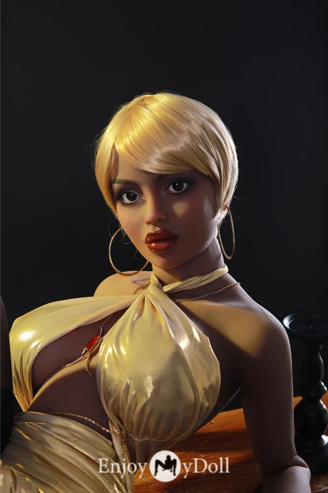 Cosdoll/Rifrano 158cm 232 head TPE Slim Big Breasts Black Sex Doll