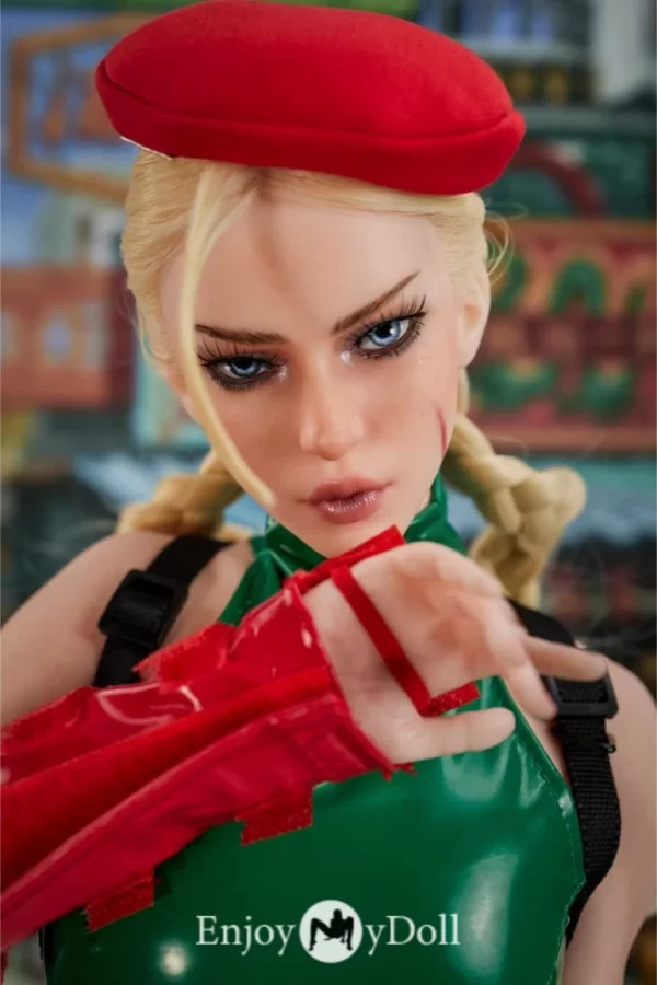 Climax Doll Si70 KA Freya mini silicone blonde game sex doll cinnamon skin