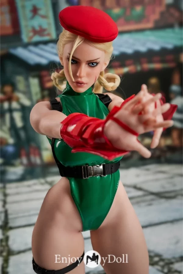 Climax Doll Si70 KA Freya mini silicone blonde game sex doll cinnamon skin