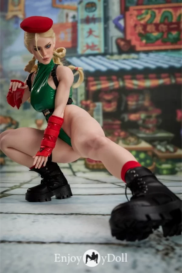 Climax Doll Si70 KA Freya mini silicone blonde game sex doll cinnamon skin