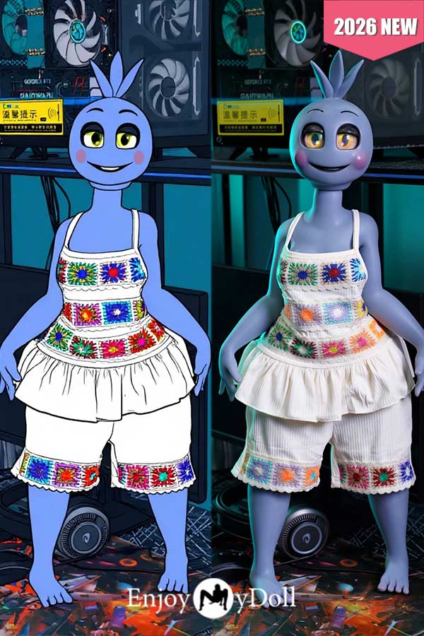 Chica 84cm B-cup FNAF Animatronic Chicken Mini Silicone Love Doll Sex Toy | Dolls Castle