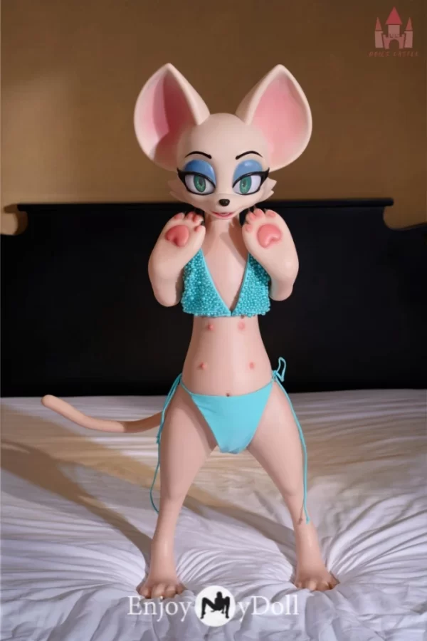 Dolls Castle SZ16 fur fapdolls 100cm mini silicone bat sex doll