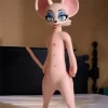 Dolls Castle SZ16 fur fapdolls 100cm mini silicone bat sex doll