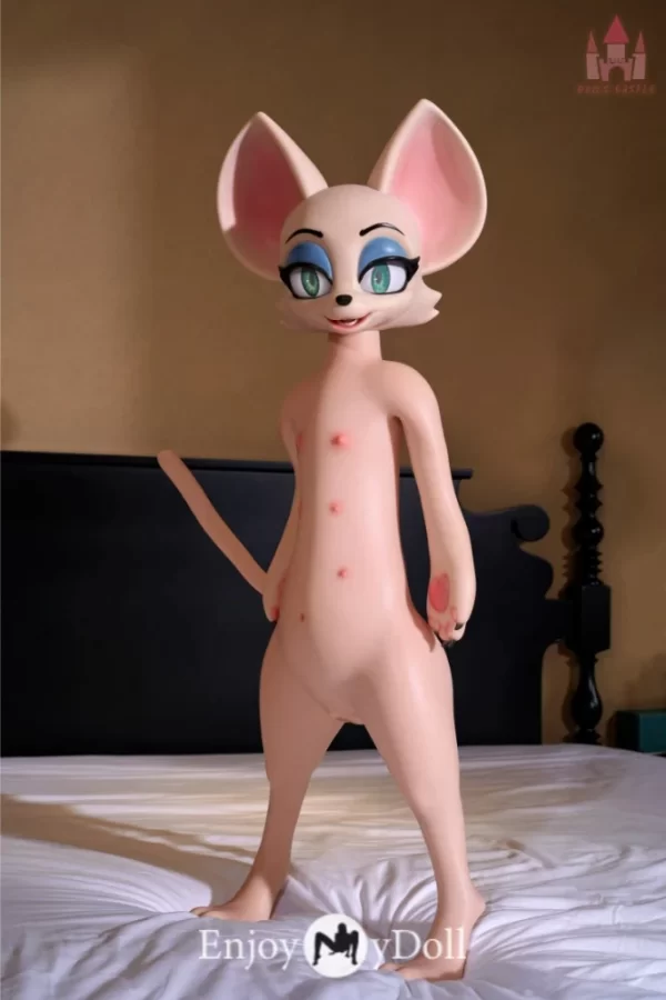 Dolls Castle SZ16 fur fapdolls 100cm mini silicone bat sex doll