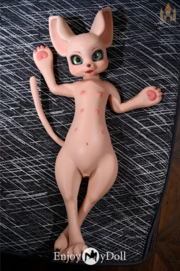 Dolls Castle SZ17 Cream Mouse 100cm Fur Fapdolls mini silicone sex doll toy