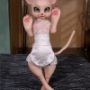 Dolls Castle SZ17 Cream Mouse 100cm Fur Fapdolls mini silicone sex doll toy