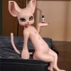 Dolls Castle SZ17 Cream Mouse 100cm Fur Fapdolls mini silicone sex doll toy