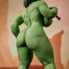 Climax Doll Barza ULW 120cm green fantasy muscular silicone sex doll