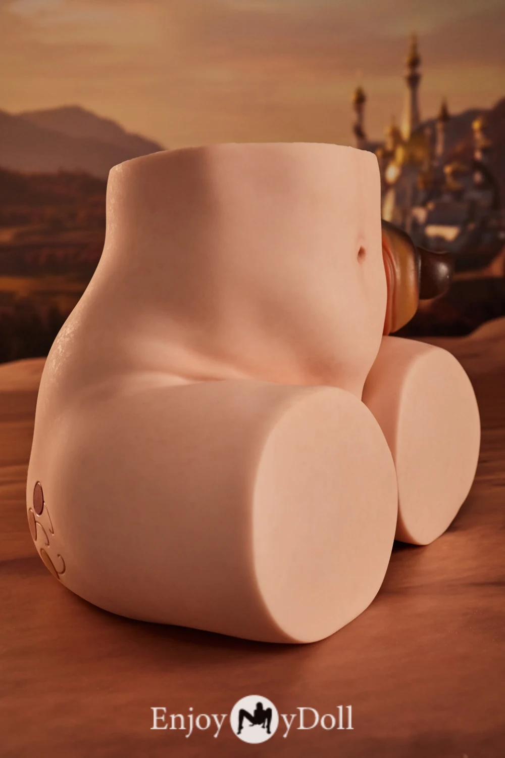 Climax Doll/CLM PA Peppy= silicone butt torso cinnamon skin