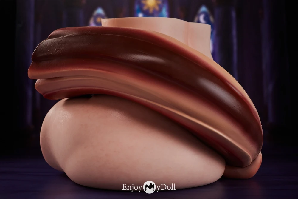 Climax Doll/CLM PA Theory silicone butt torso cinnamon skin