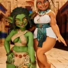 Climax Doll Si70cm AT Kaela mini silicone fantasy elf sex doll in two skin colors