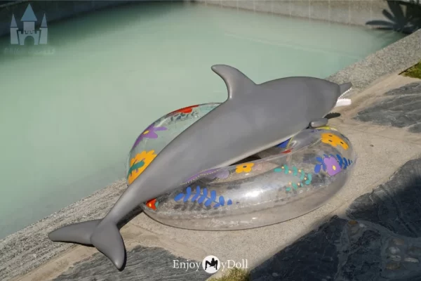 Dolls Castle Dolphin 130cm silicone animel sex toy for men