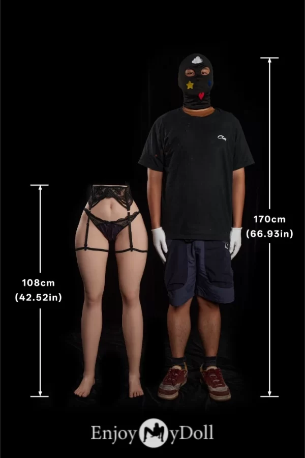 Climax Doll CLM ULW PW silicone leg L108 nature skin