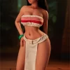 Climax Doll Si70cm MO Roxy mini silicone teen sex doll black skin